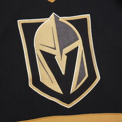 Vegas Golden Knights Mitchell & Ness Women's Heritage Lace-Up Pullover Sweatshirt - Black | US 202660256