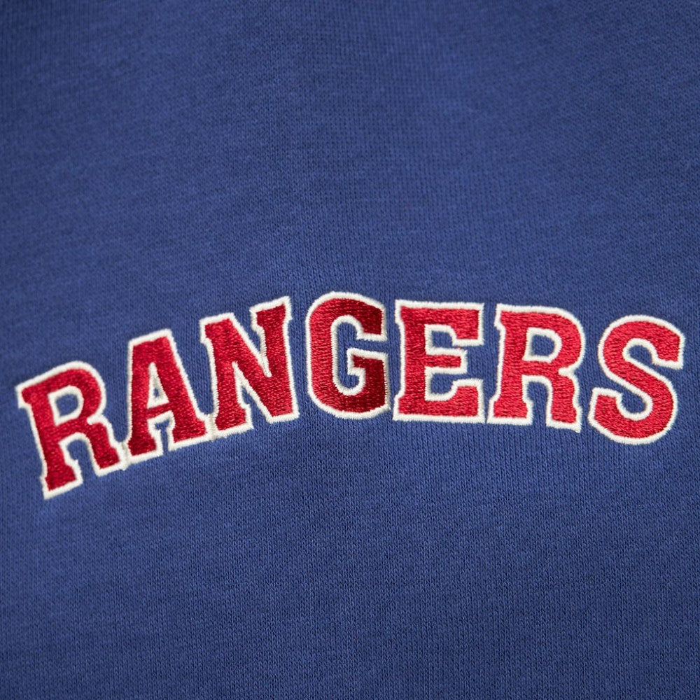 New York Rangers Mitchell & Ness Women's Heritage Lace-Up Pullover Sweatshirt - Blue | US 202660257