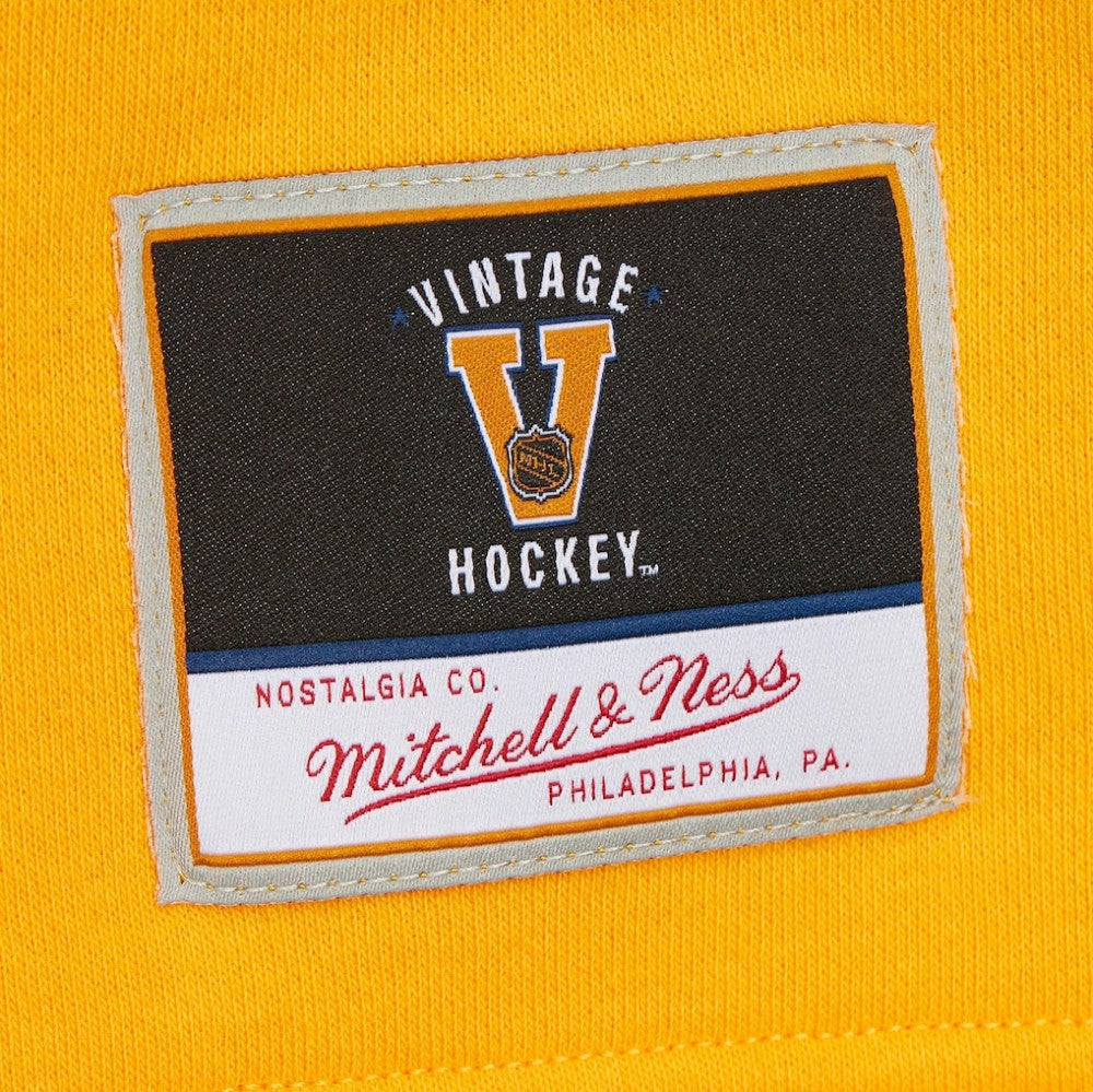 Boston Bruins Mitchell & Ness Women's Heritage Lace-Up Pullover Sweatshirt - Black | US 202660258