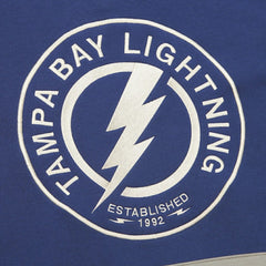 Tampa Bay Lightning Mitchell & Ness Women's Heritage Lace-Up Pullover Sweatshirt - Blue | US 202660262