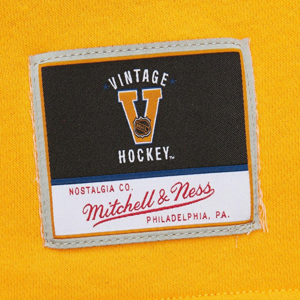 Pittsburgh Penguins Mitchell & Ness Women's Heritage Lace-Up Pullover Sweatshirt - Black | US 202660264