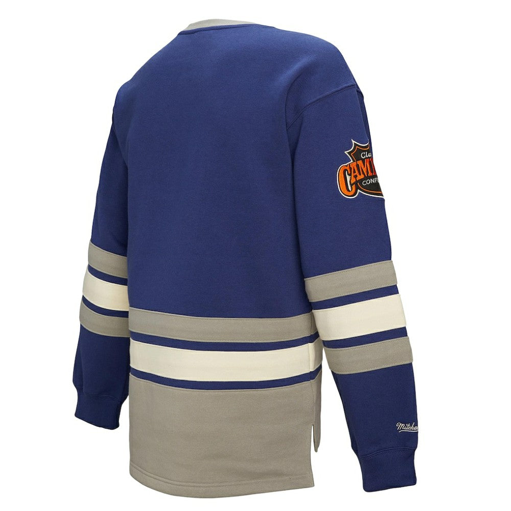 Toronto Maple Leafs Mitchell & Ness Women's Heritage Lace-Up Pullover Sweatshirt - Blue | US 202660266