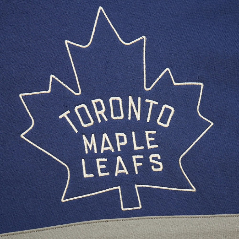 Toronto Maple Leafs Mitchell & Ness Women's Heritage Lace-Up Pullover Sweatshirt - Blue | US 202660266