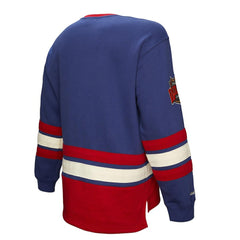 New York Rangers Heritage Lace-Up Pullover Sweatshirt - Royal | US 202660267