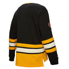 Boston Bruins Heritage Lace-Up Pullover Sweatshirt - Black | US 202660268