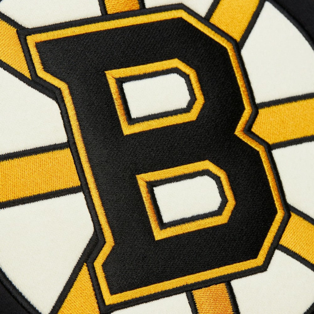 Boston Bruins Heritage Lace-Up Pullover Sweatshirt - Black | US 202660268