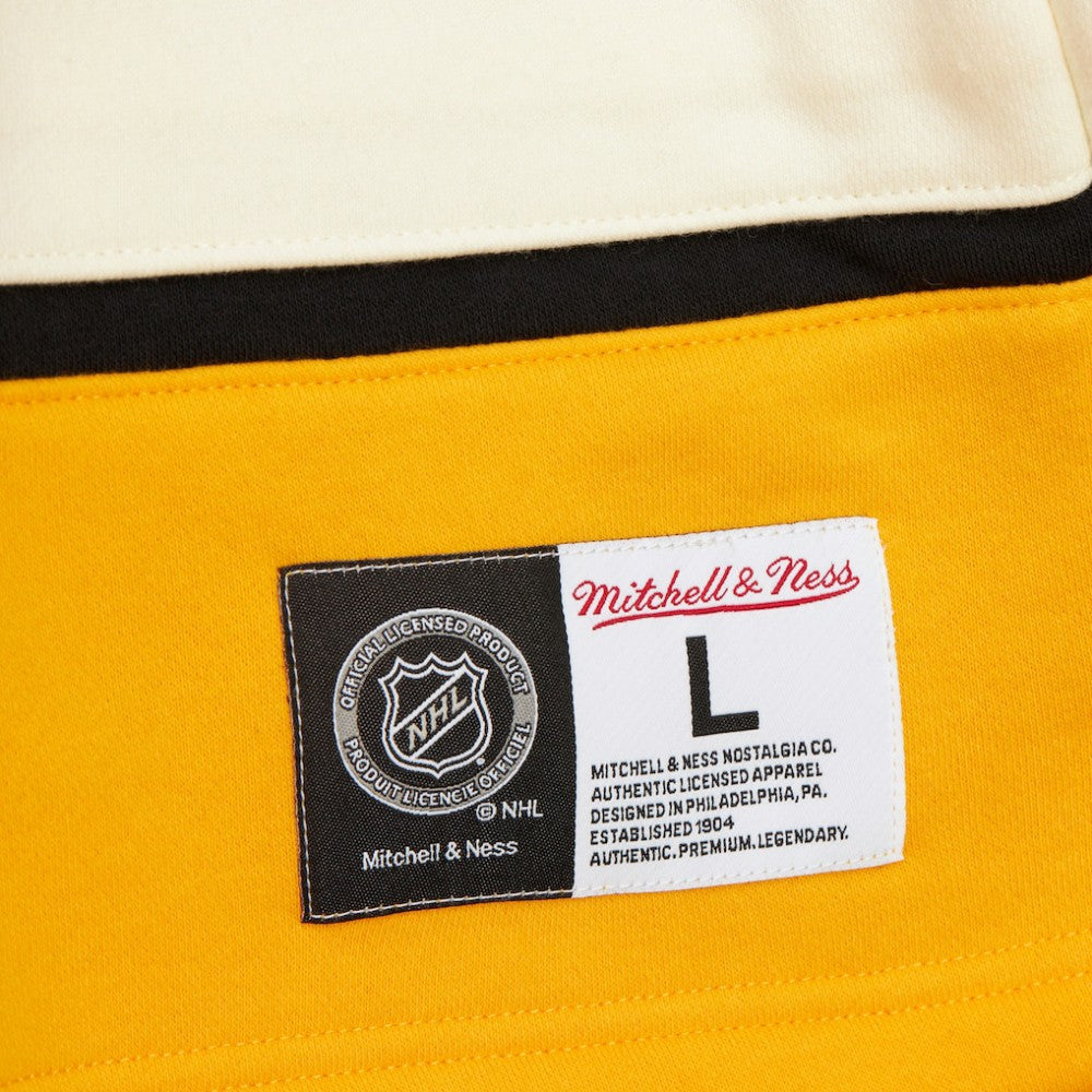 Boston Bruins Heritage Lace-Up Pullover Sweatshirt - Black | US 202660268