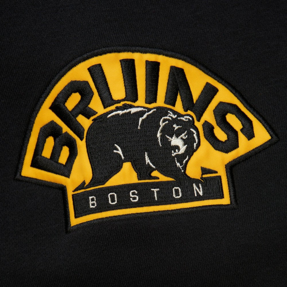 Boston Bruins Heritage Lace-Up Pullover Sweatshirt - Black | US 202660268