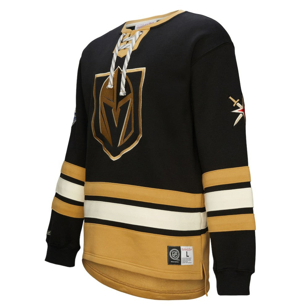 Vegas Golden Knights Heritage Lace-Up Pullover Sweatshirt - Black | US 202660272