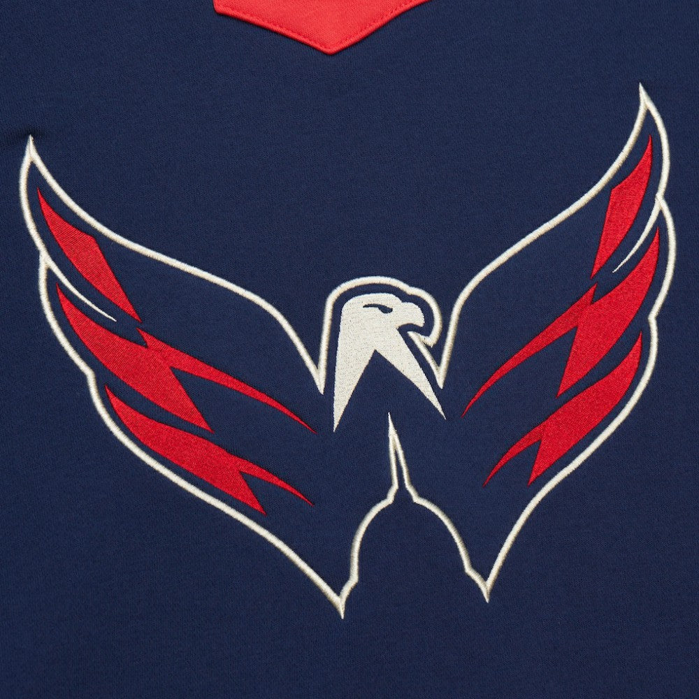 Washington Capitals Heritage Lace-Up Pullover Sweatshirt - Navy | US 202660273