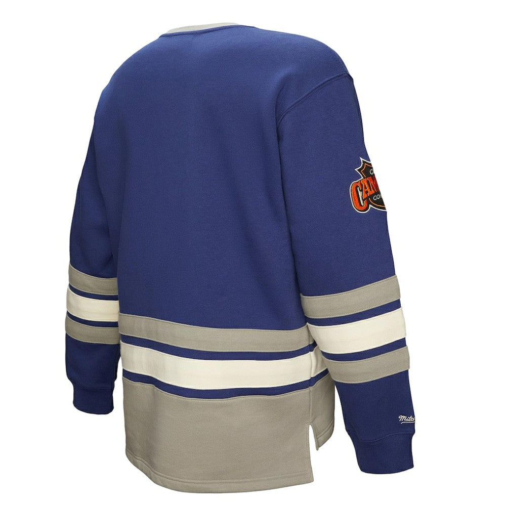 Toronto Maple Leafs Heritage Lace-Up Pullover Sweatshirt - Blue | US 202660274