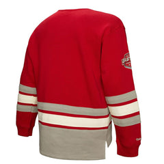 Detroit Red Wings Heritage Lace-Up Pullover Sweatshirt - Red | US 202660277