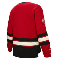 New Jersey Devils Heritage Lace-Up Pullover Sweatshirt - Red | US 202660278
