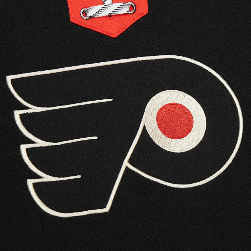 Philadelphia Flyers Heritage Lace-Up Pullover Sweatshirt - Black | US 202660279