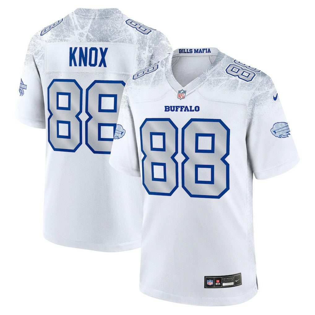 Dawson Knox Buffalo Bills 2025 Rivalries Collection Game Jersey - White Jerseys