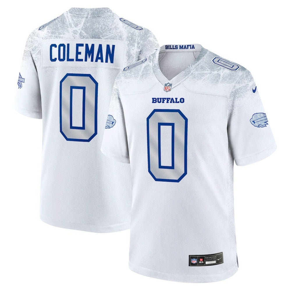 Keon Coleman Buffalo Bills 2025 Rivalries Collection Game Jersey - White Jerseys