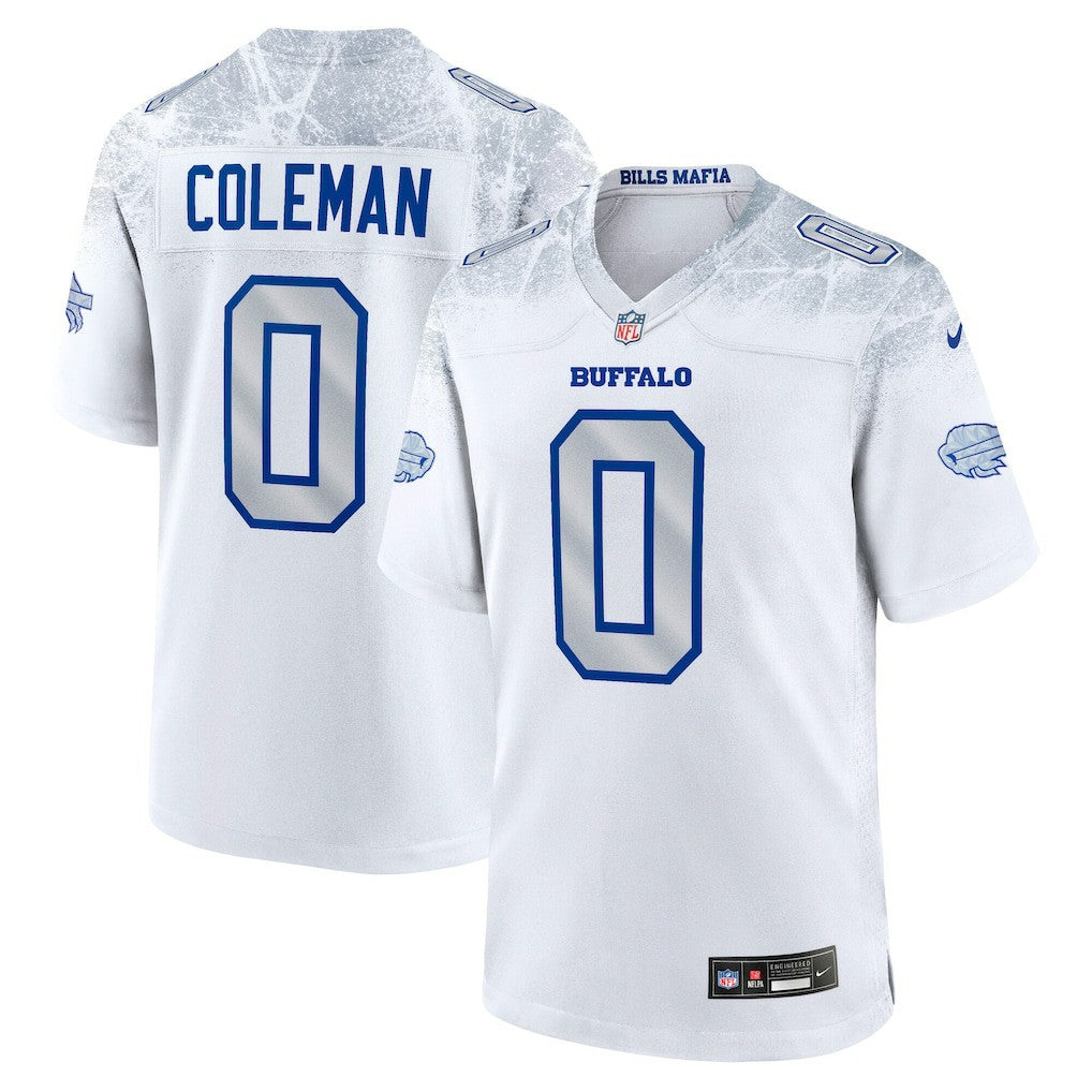 Keon Coleman Buffalo Bills 2025 Rivalries Collection Game Jersey - White Jerseys