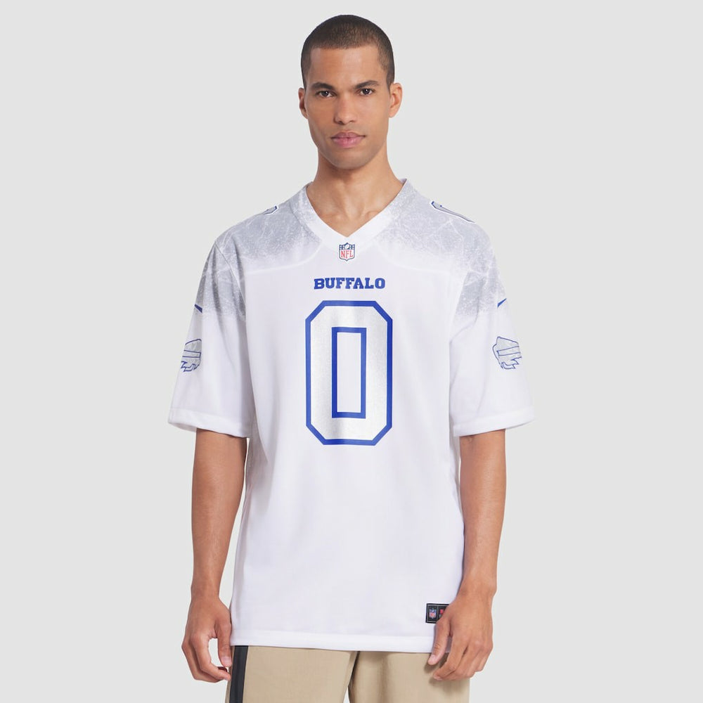 Keon Coleman Buffalo Bills 2025 Rivalries Collection Game Jersey - White Jerseys
