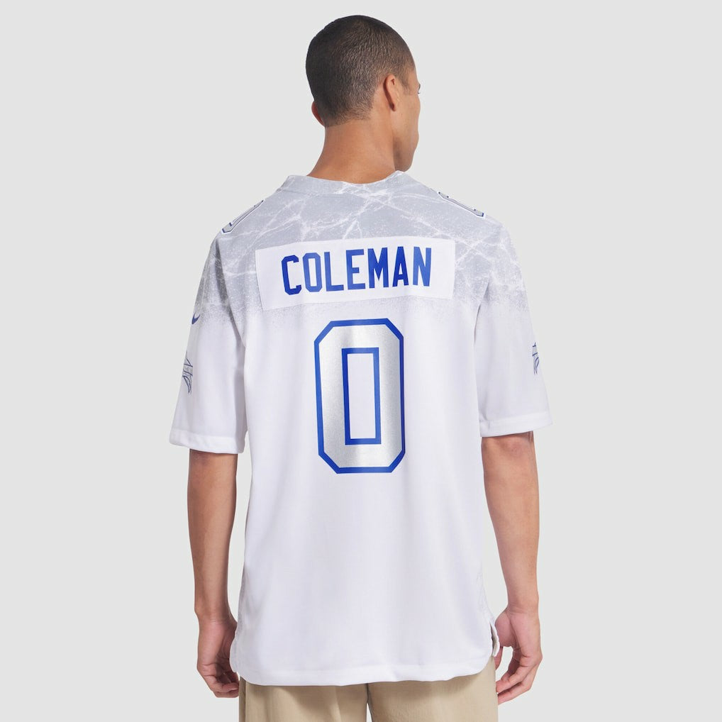 Keon Coleman Buffalo Bills 2025 Rivalries Collection Game Jersey - White Jerseys