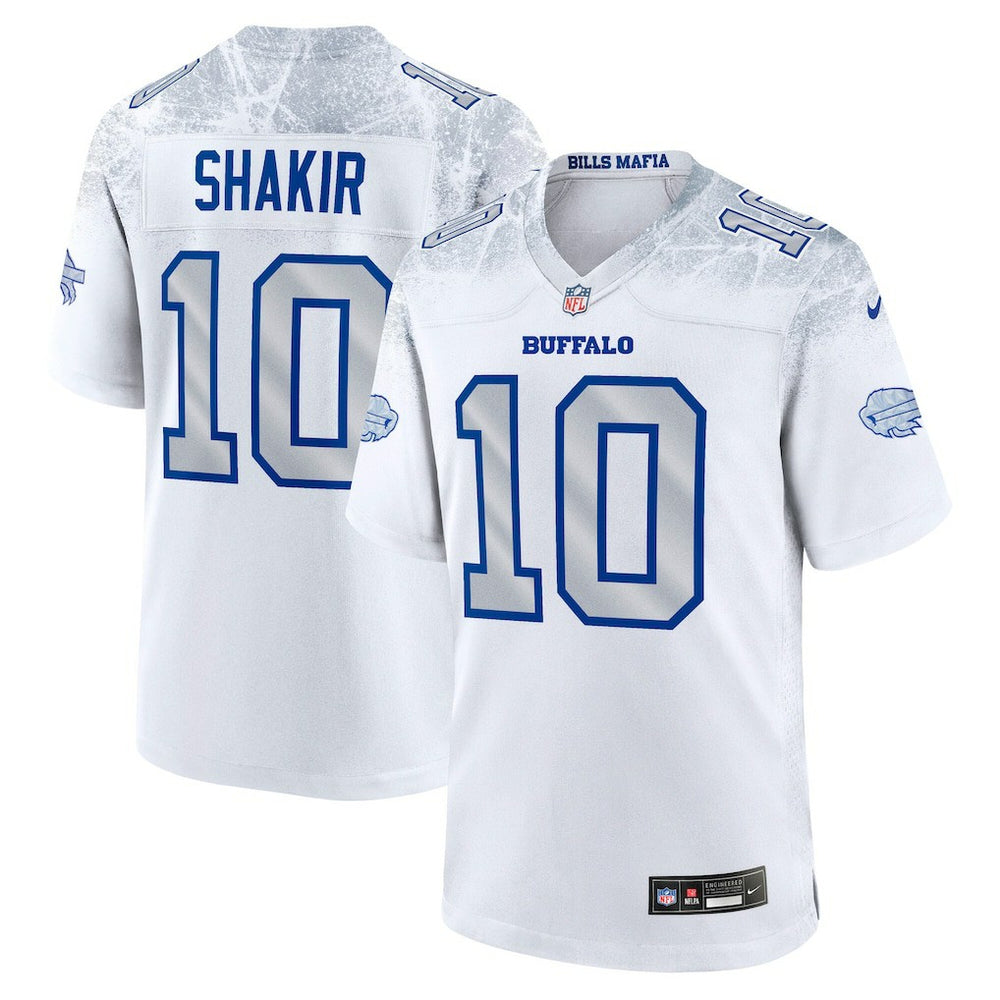 Khalil Shakir Buffalo Bills 2025 Rivalries Collection Game Jersey - White Jerseys