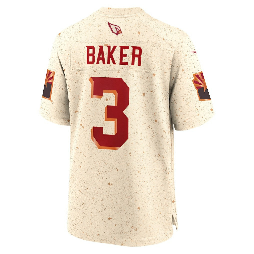 Budda Baker Arizona Cardinals 2025 Rivalries Collection Game Jersey - Natural Jerseys