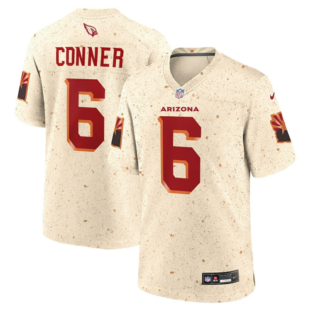 James Conner Arizona Cardinals 2025 Rivalries Collection Game Jersey - Natural Jerseys