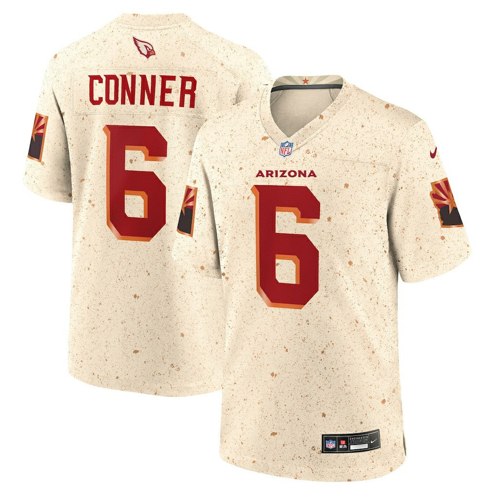 James Conner Arizona Cardinals 2025 Rivalries Collection Game Jersey - Natural Jerseys