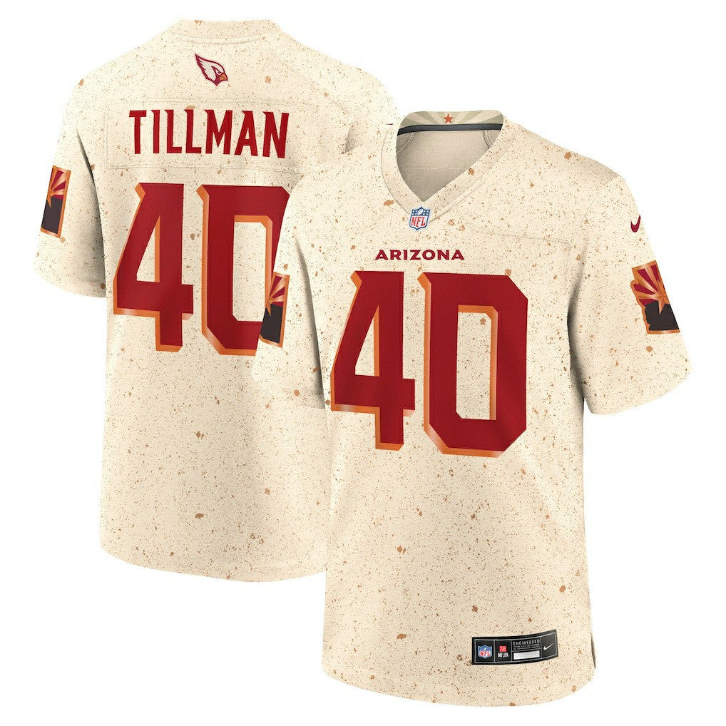 Pat Tillman Arizona Cardinals 2025 Rivalries Collection Retired Player Game Jersey - Natural Jerseys