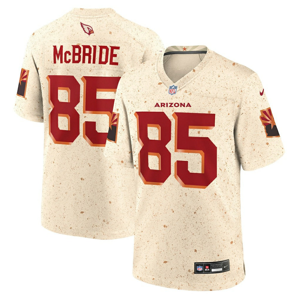 Trey McBride Arizona Cardinals 2025 Rivalries Collection Game Jersey - Natural Jerseys