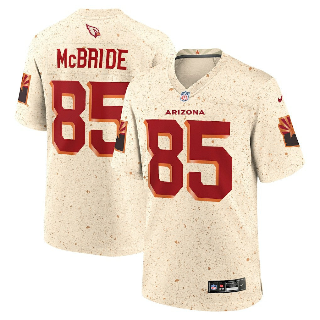Trey McBride Arizona Cardinals 2025 Rivalries Collection Game Jersey - Natural Jerseys