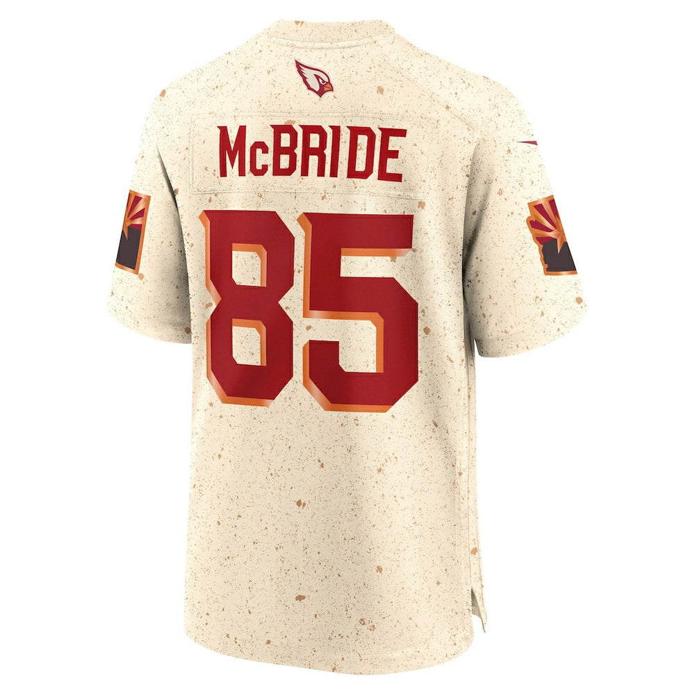 Trey McBride Arizona Cardinals 2025 Rivalries Collection Game Jersey - Natural Jerseys