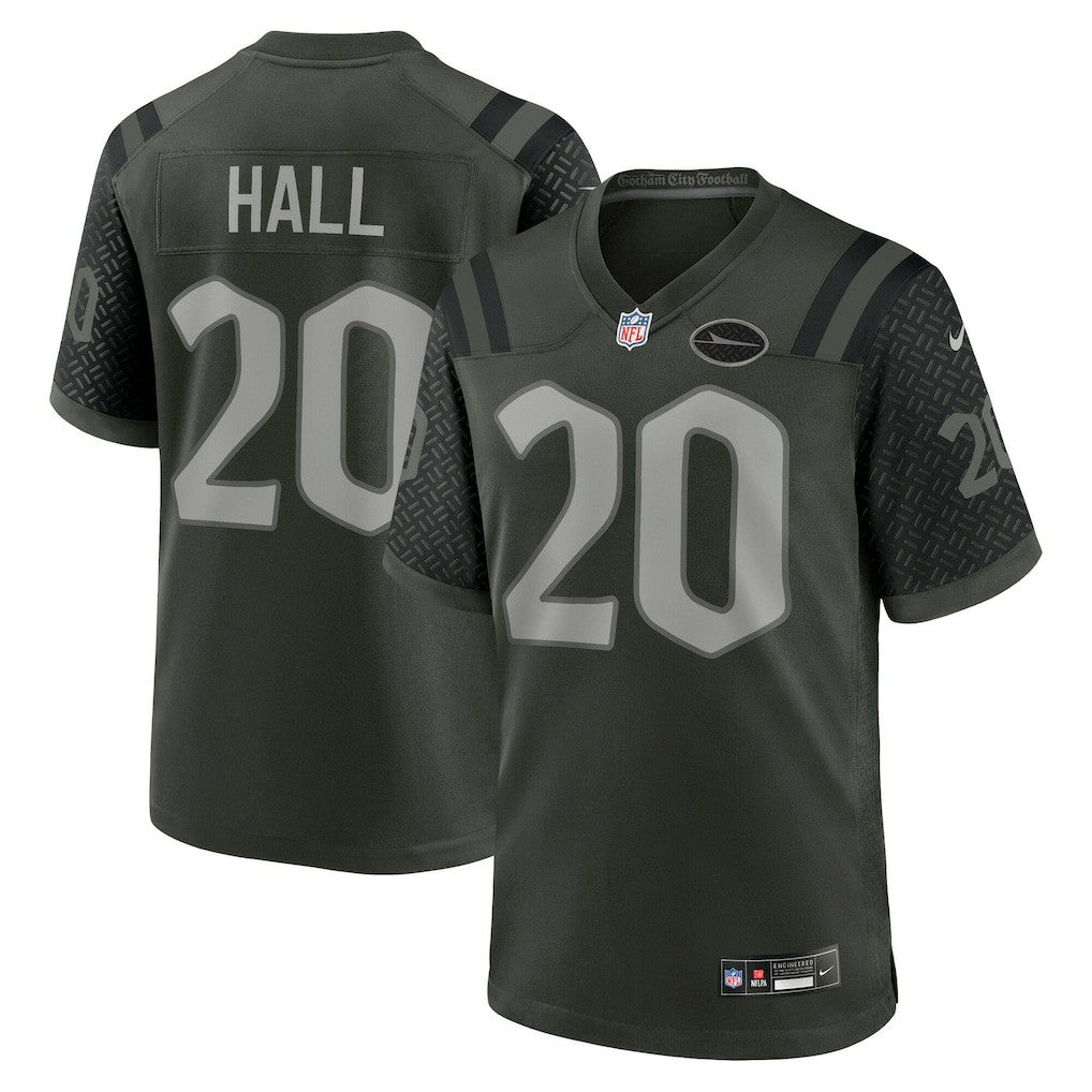 Breece Hall New York Jets 2025 Rivalries Collection Game Jersey - Gotham Green Jerseys
