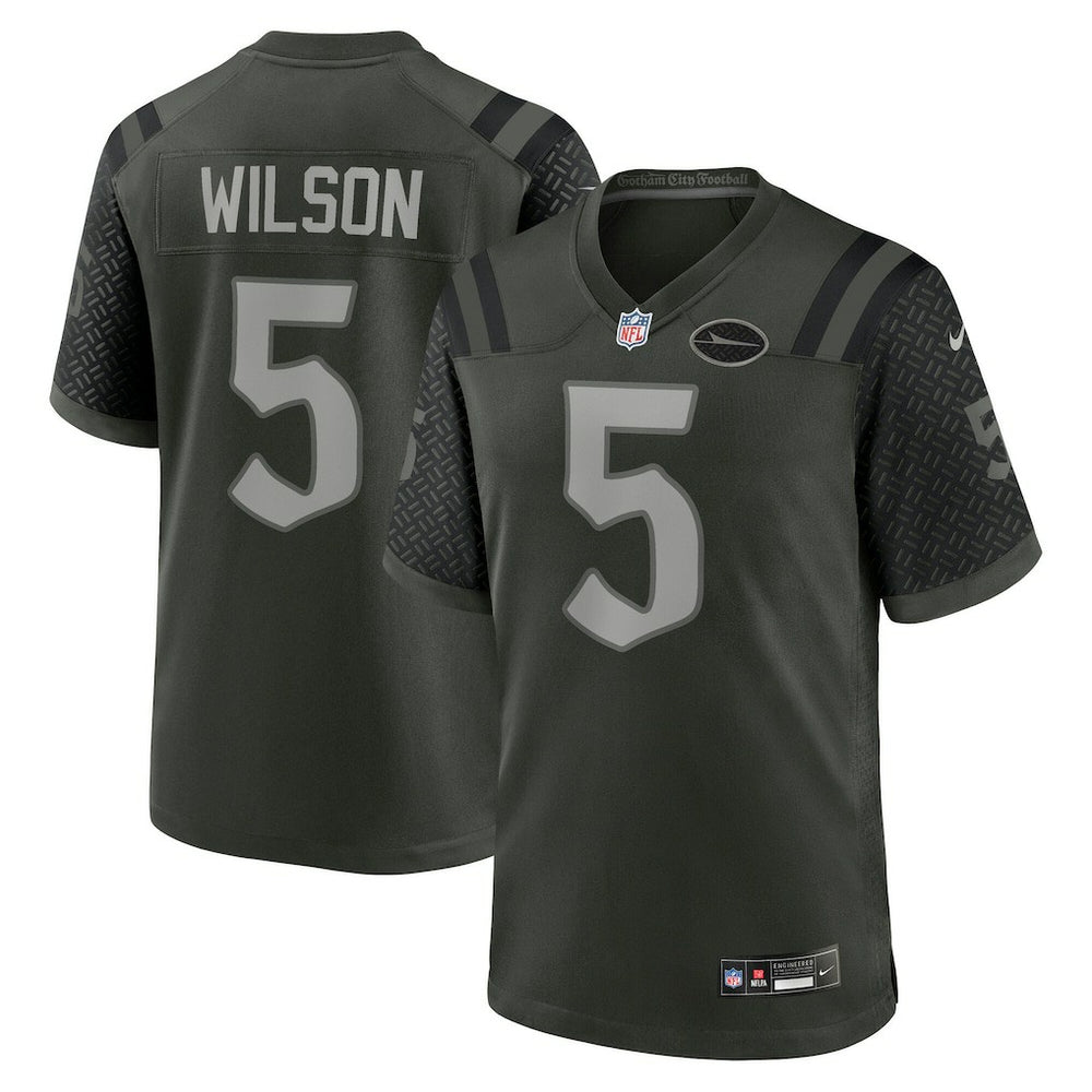 Garrett Wilson New York Jets 2025 Rivalries Collection Game Jersey - Gotham Green Jerseys