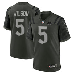 Garrett Wilson New York Jets 2025 Rivalries Collection Game Jersey - Gotham Green Jerseys