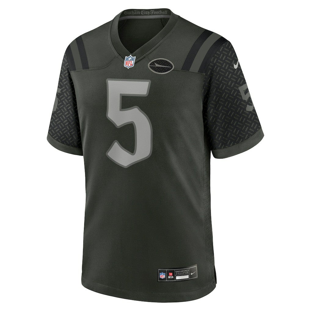 Garrett Wilson New York Jets 2025 Rivalries Collection Game Jersey - Gotham Green Jerseys