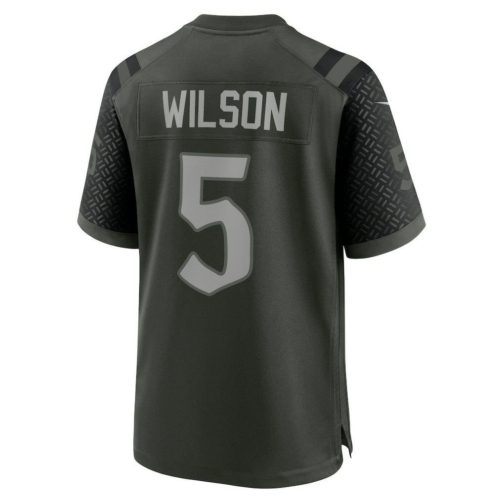 Garrett Wilson New York Jets 2025 Rivalries Collection Game Jersey - Gotham Green Jerseys