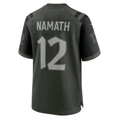 Joe Namath New York Jets 2025 Rivalries Collection Retired Player Game Jersey - Gotham Green Jerseys