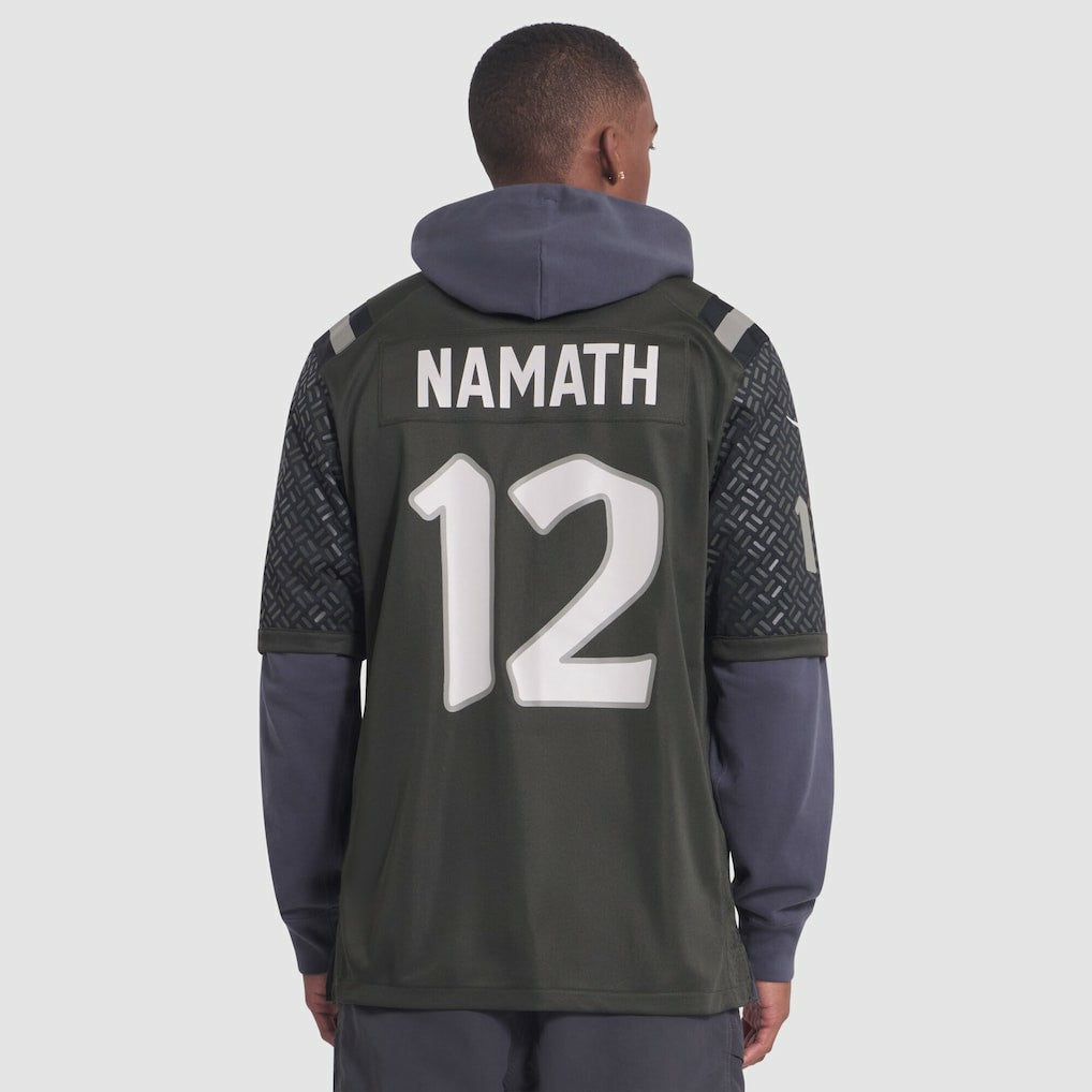 Joe Namath New York Jets 2025 Rivalries Collection Retired Player Game Jersey - Gotham Green Jerseys