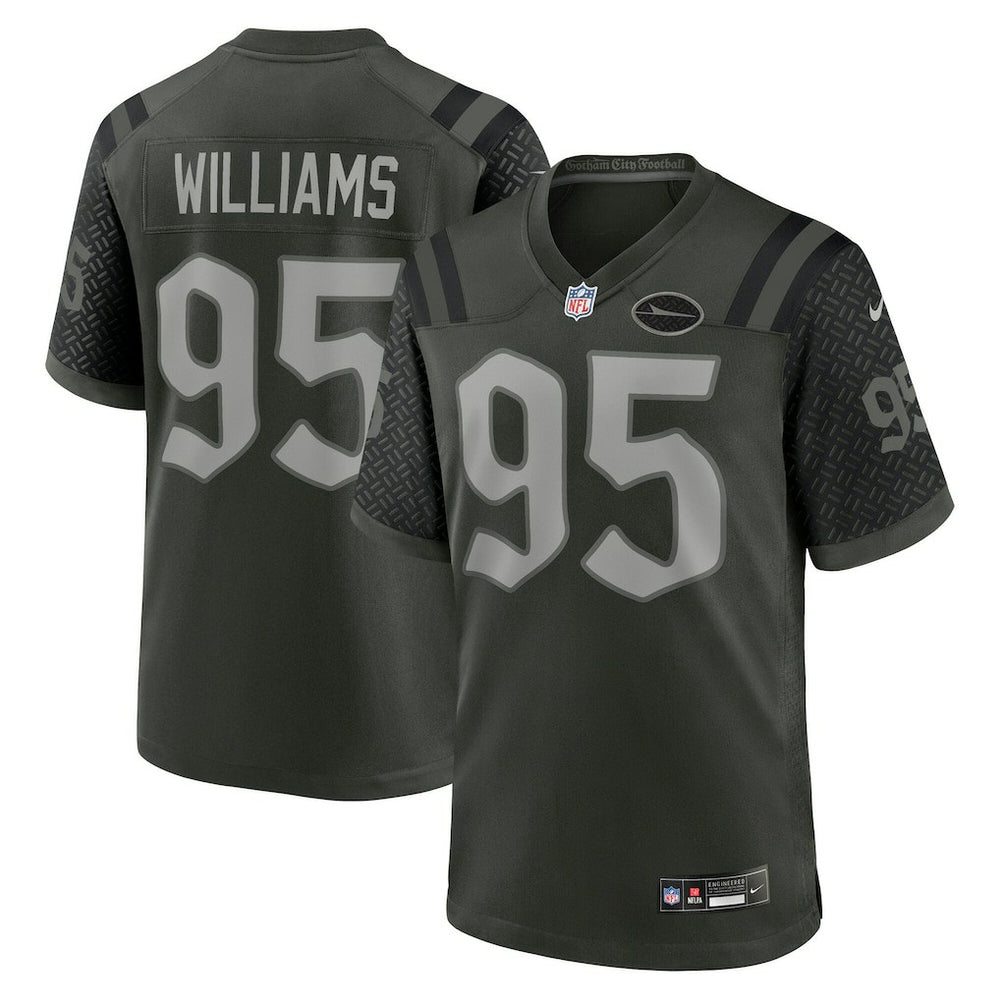Quinnen Williams New York Jets 2025 Rivalries Collection Game Jersey - Gotham Green Jerseys