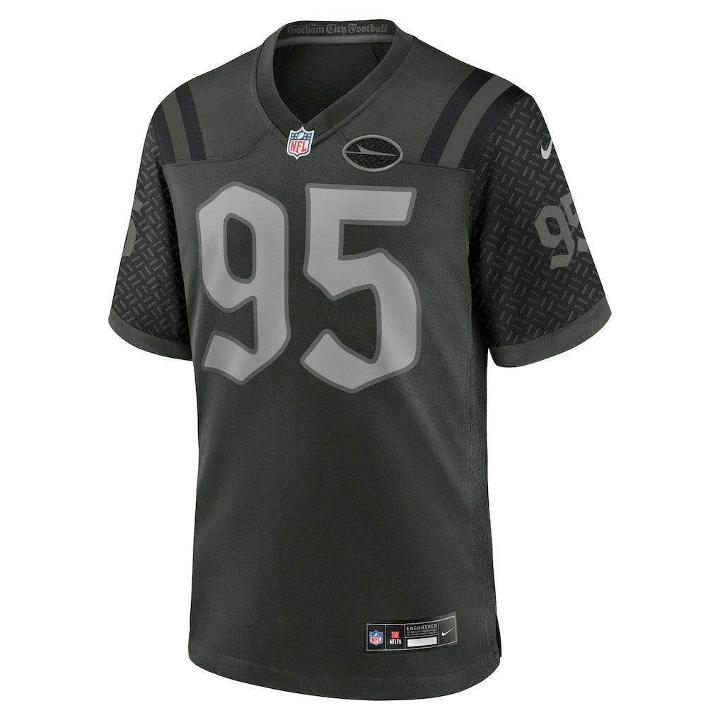 Quinnen Williams New York Jets 2025 Rivalries Collection Game Jersey - Gotham Green Jerseys