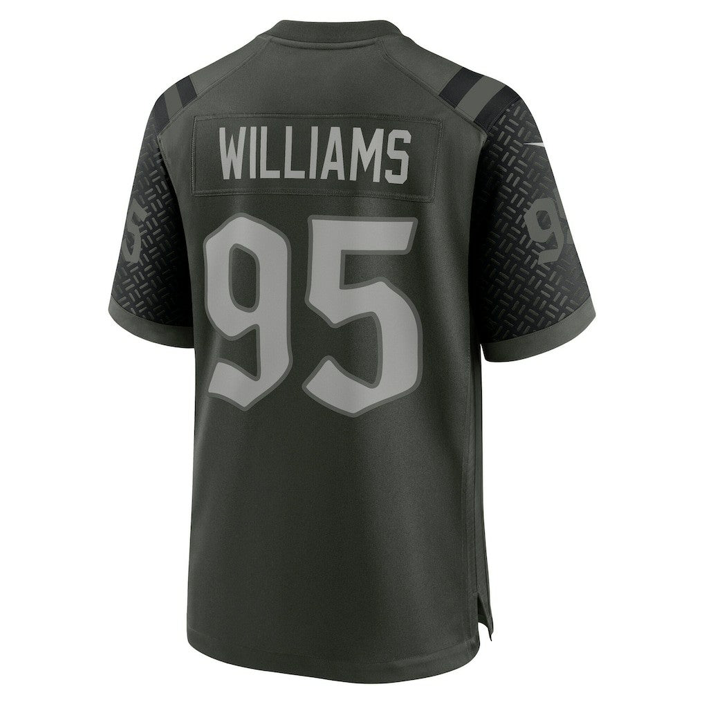Quinnen Williams New York Jets 2025 Rivalries Collection Game Jersey - Gotham Green Jerseys
