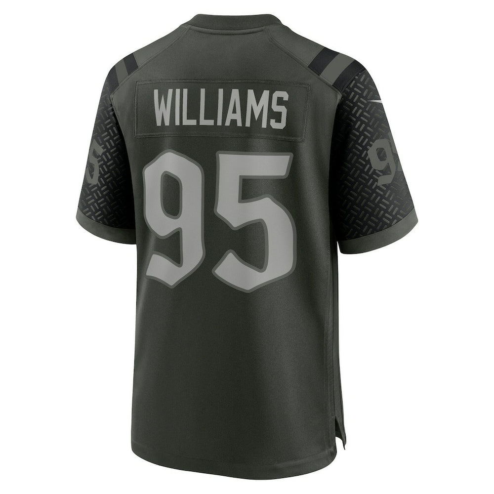 Quinnen Williams New York Jets 2025 Rivalries Collection Game Jersey - Gotham Green Jerseys
