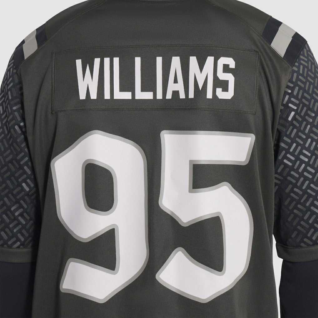Quinnen Williams New York Jets 2025 Rivalries Collection Game Jersey - Gotham Green Jerseys
