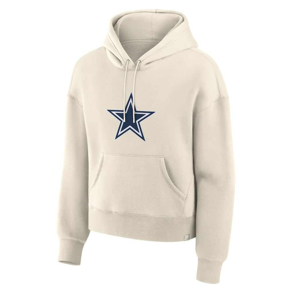 Dallas Cowboys Women's Dove Legacy Pullover Hoodie - Cream Hoodies