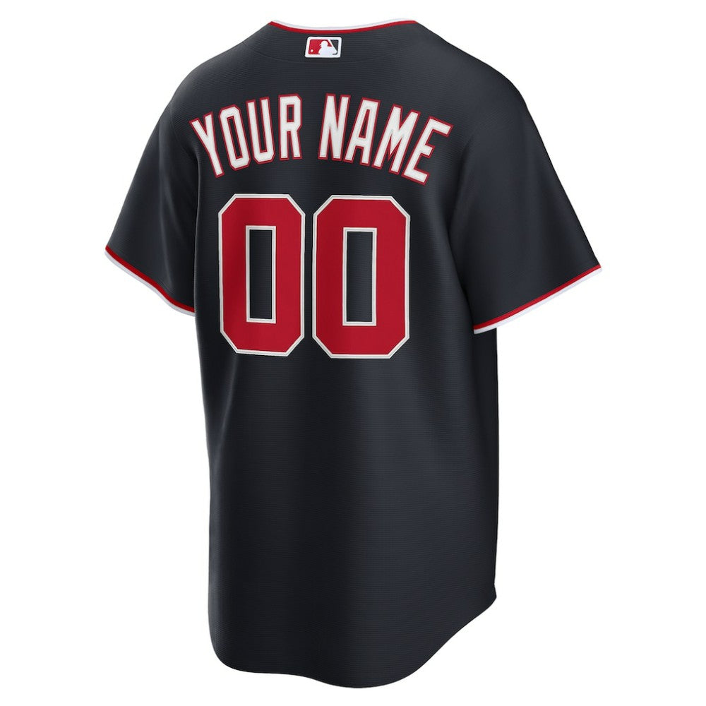 Washington Nationals Nike Alternate Custom Replica Jersey - Navy Jerseys