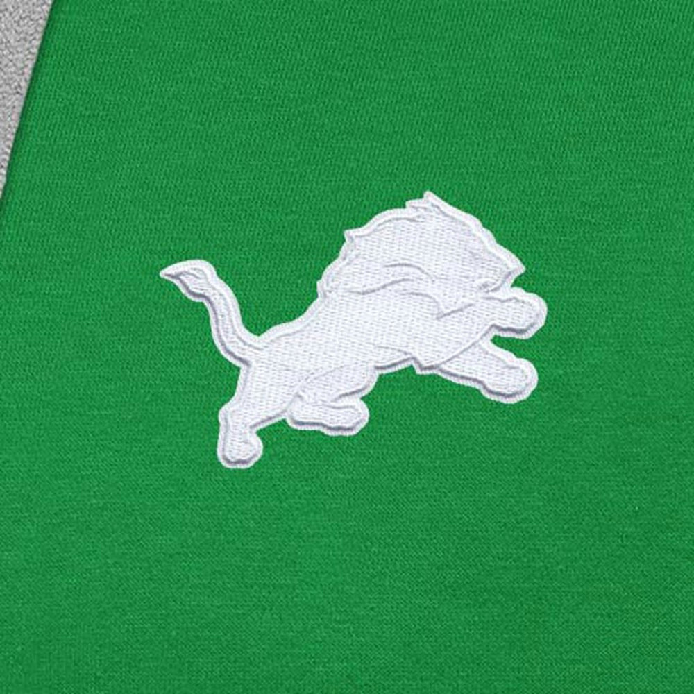 Detroit Lions Antigua St. Patrick's Day Victory Pullover Hoodie - Kelly Green Hoodies