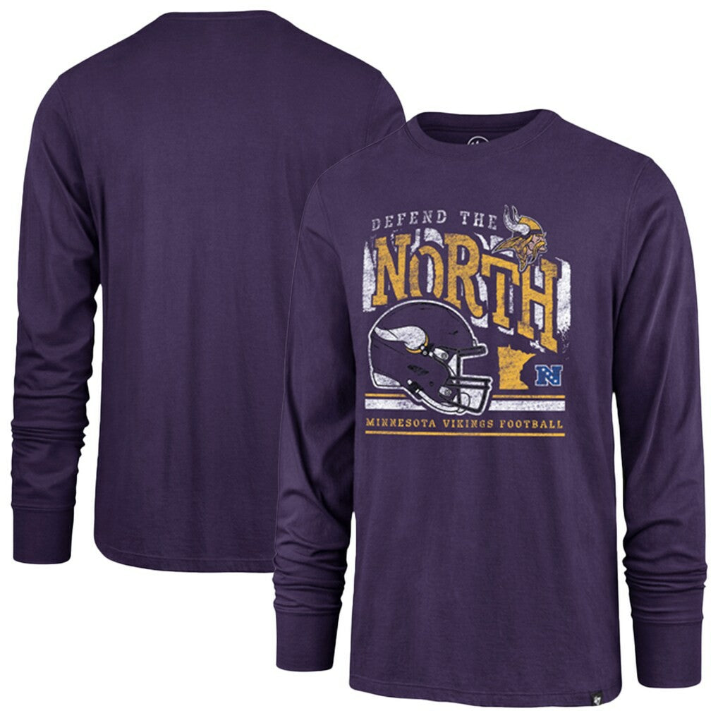Minnesota Vikings '47 Regional Super Rival Long Sleeve T-Shirt - Purple T-shirts