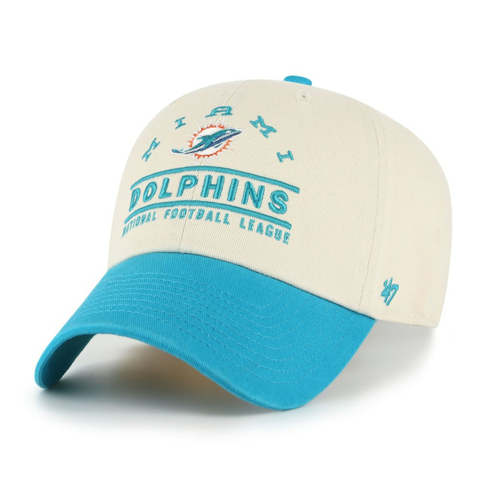 Miami Dolphins '47 Windham Clean Up Adjustable Hat - Natural Hats