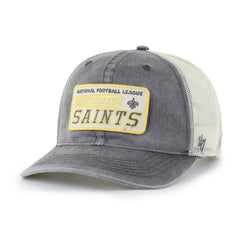 New Orleans Saints '47 Canteen Relaxed Trucker Adjustable Hat - Charcoal Hats