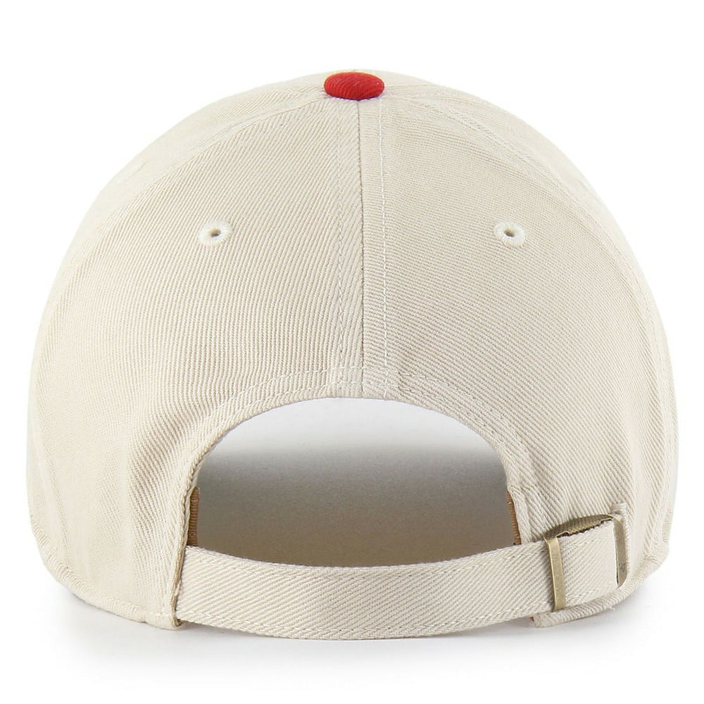 San Francisco 49ers '47 Fairfield MVP Throwback Adjustable Hat - Cream/Scarlet Hats